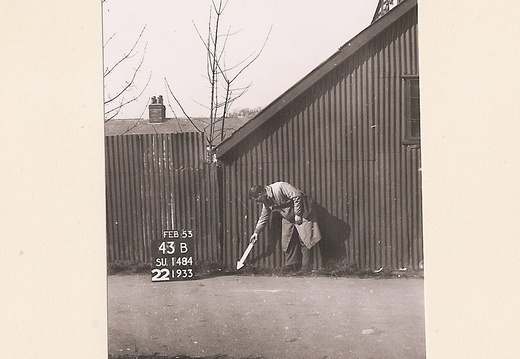 Man with a stick SU1484 43B (794 visits) Image credit: Local Studies, Swindon Central Library. 1953, Man with a stick. Canal towpath, possibl... Man with a stick SU1484 43B