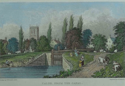 Calne Town Lock by William Westall