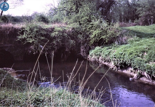 074654E (185 visits) Image credit: RCHS. 1987, North Wilts Canal. East end of aqueduct over River Key. 074654E