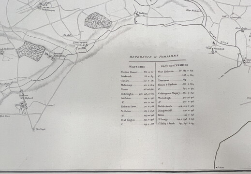 Bristol to Wootton Bassett Parishes