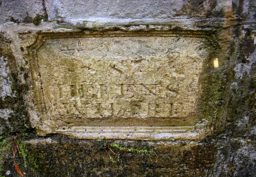 1824, St Helens Wharf tablet, Ock north bank