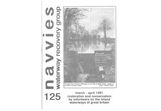 Navvies Issue 125 (410 visits)
Issue 125, Mar-Apr 1991 Progress report, Elm Farm, Wootton Bassett, Seven Locks, Foxham Navvies Issue 125