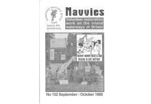 Navvies Issue 152 (192 visits) Issue 152, Sep-Oct 1995 Progress report, Dauntsey Navvies Issue 152